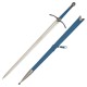 ESPADA GLAMDRING DE GANDALF CON VAINA AZUL EL HOBBIT